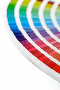 Image of Pantone Colour Spectrum for Printed Colour Matching