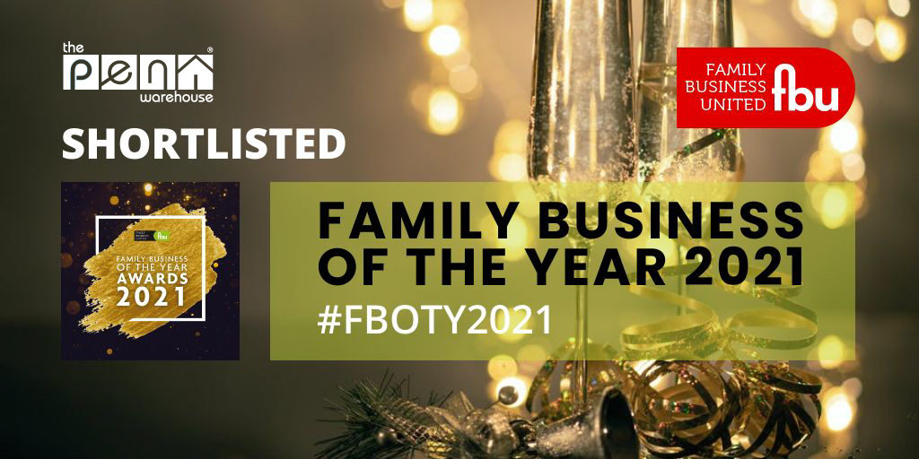 Image for The Pen Warehouse is Shortlisted for the Family Business of the Year Awards 2021