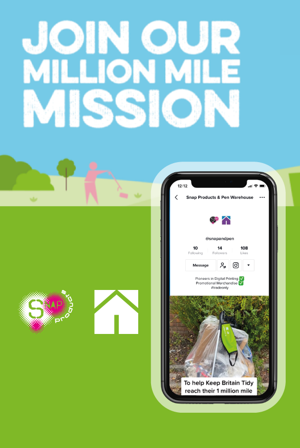 Image for Snap Products & The Pen Warehouse Help Keep Britain Tidy